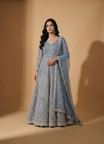 Skyline Blue Flow Dress